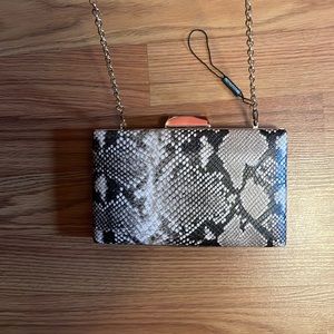 Used Animal Print Clutch